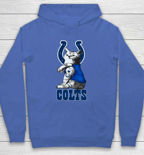 NFL Football My Cat Loves Indianapolis Colts Hoodie 6