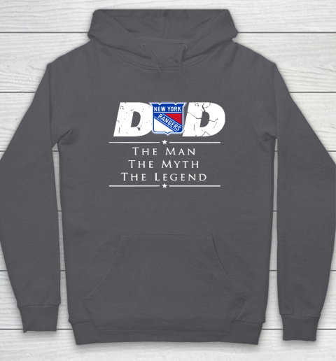 New York Rangers NHL Ice Hockey Dad The Man The Myth The Legend Hoodie 4