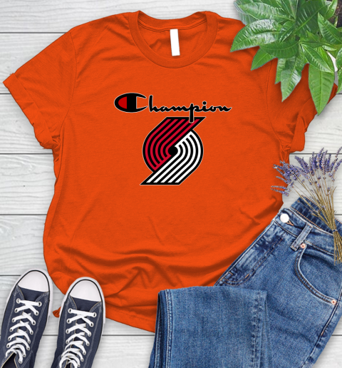 NBA Basketball Portland Trail Blazers Champion Shirt Women's T-Shirt 2