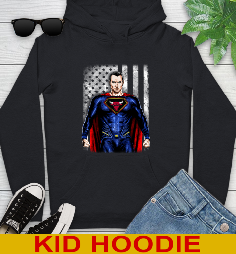 NBA Basketball Chicago Bulls Superman DC Shirt Youth Hoodie