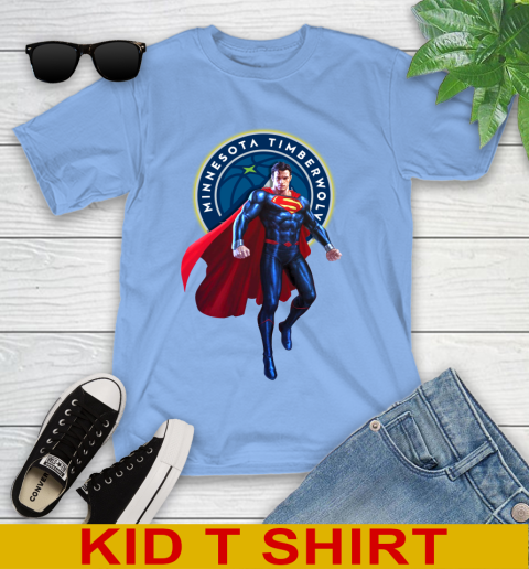 NBA Awesome Superman Basketball Sports Minnesota Timberwolves 111