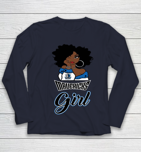 Dallas Mavericks Girl NBA Youth Long Sleeve 3