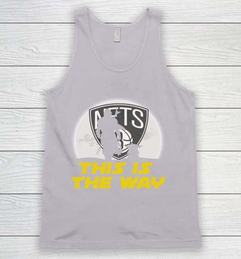 Brooklyn Nets NBA Basketball Star Wars Yoda And Mandalorian This Is The Way Tank Top 3