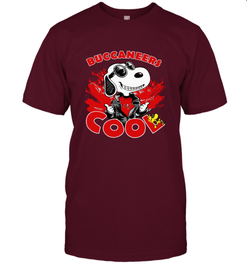 f0tx tampa bay buccaneers snoopy joe cool were awesome shirt jersey t shirt 60 front maroon