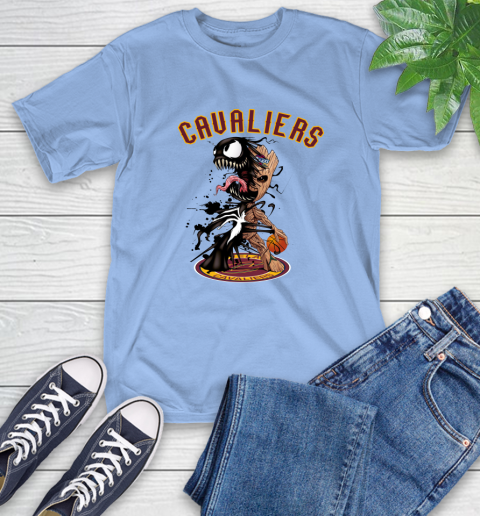 NBA Cleveland Cavaliers Basketball Venom Groot Guardians Of The Galaxy T-Shirt 11