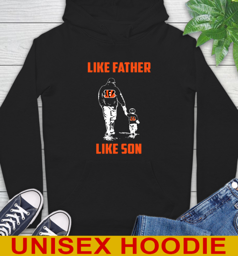 Cincinnati Bengals NFL Football Like Father Like Son Sports Hoodie