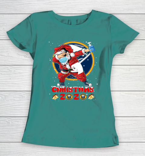 Buffalo Sabres Funny Santa Claus Dabbing Christmas 2020 NHL Women's T-Shirt 10