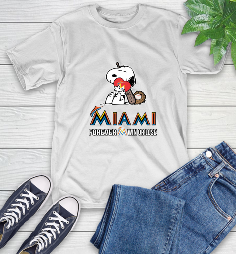 MLB The Peanuts Movie Snoopy Forever Win Or Lose Baseball Miami Marlins