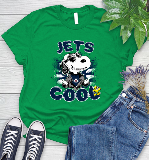 NHL Hockey Winnipeg Jets Cool Snoopy Shirt Women's T-Shirt 7