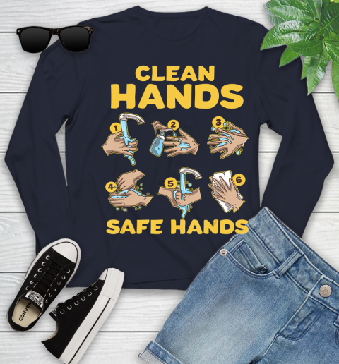 Nurse Shirt Washing Clean Hands Safe Hand Hygiene Wash Save T Shirt Youth Long Sleeve 2