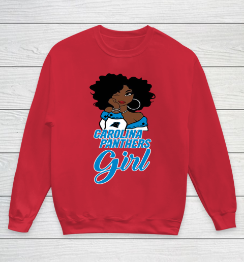 Carolina Panthers Girl NFL Youth Sweatshirt 9