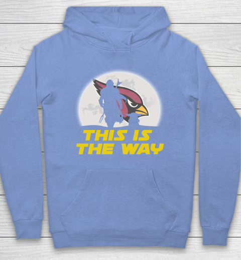 Arizona Cardinals NFL Football Star Wars Yoda And Mandalorian This Is The Way Hoodie 8