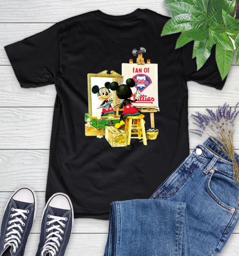 MLB Baseball Philadelphia Phillies Mickey Drawing Shirt 82
