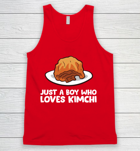 Just a Boy Who Loves Kimchis Funny Kimchi Tank Top 5