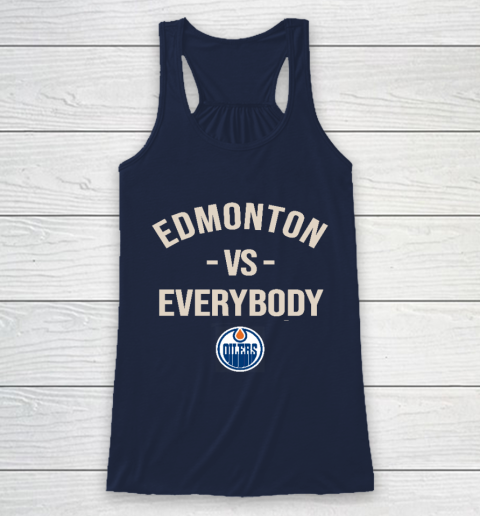 Edmonton Oilers Vs Everybody Racerback Tank 8