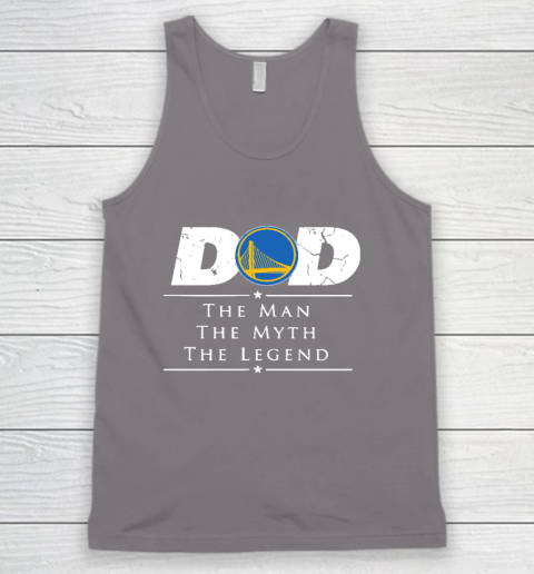 Golden State Warriors NBA Basketball Dad The Man The Myth The Legend Tank Top 6