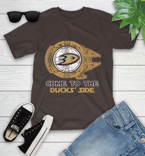 NHL Come To The Anaheim Ducks Wars Hockey Sports Youth T-Shirt 7