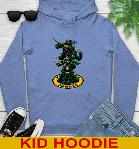 NHL Hockey Buffalo Sabres Teenage Mutant Ninja Turtles Shirt Youth Hoodie 12