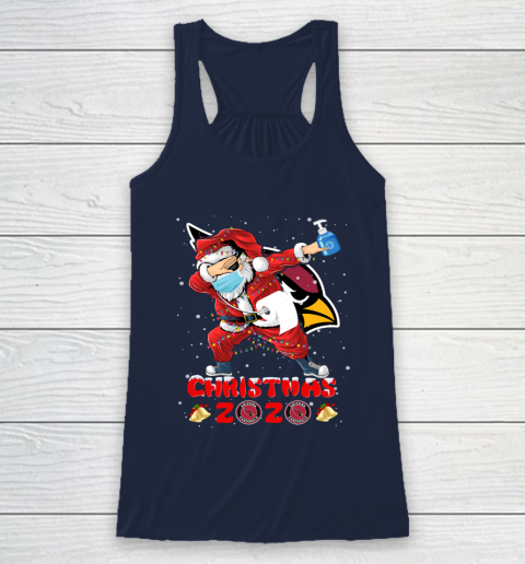 Arizona Cardinals Funny Santa Claus Dabbing Christmas 2020 NFL Racerback Tank 8