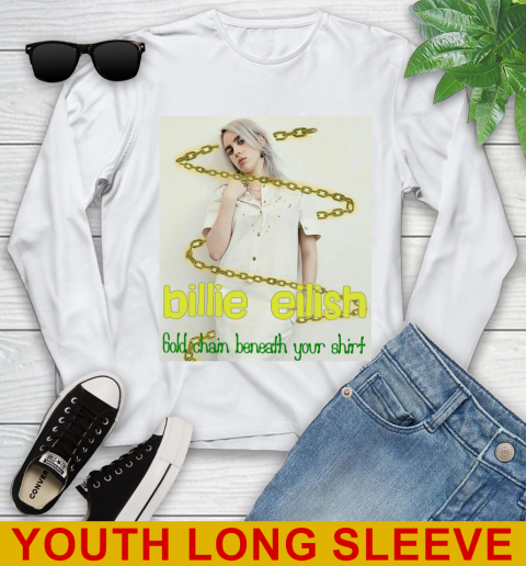 Billie Eilish Gold Chain Beneath Your Shirt 271