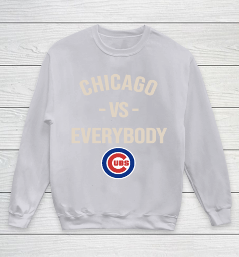 Chicago Cubs Vs Everybody Youth Sweatshirt 3