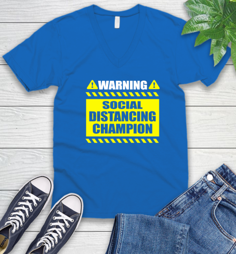 Coronavirus Shirt  Warning Social Distancing Champion 50