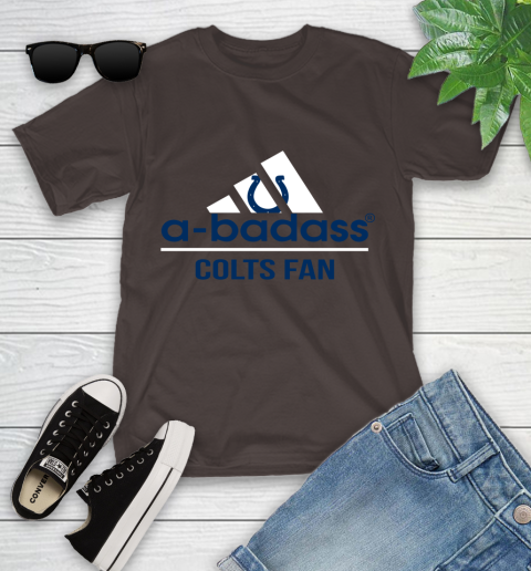 Indianapolis Colts NFL Football A Badass Adidas Adoring Fan Sports Youth T-Shirt 7