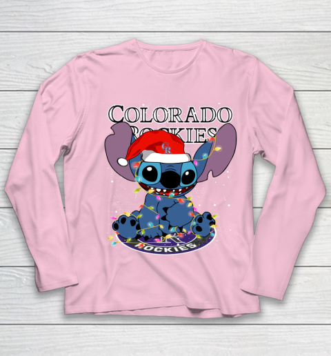 Colorado Rockies MLB noel stitch Baseball Christmas Youth Long Sleeve 6