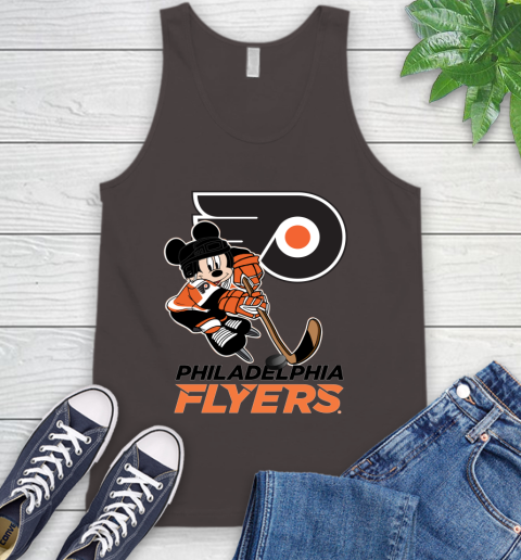 NHL Philadelphia Flyers Mickey Mouse Disney Hockey T Shirt Tank Top 7