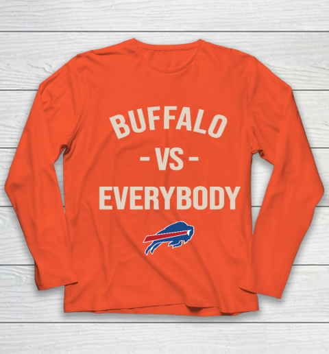 Buffalo Bills Vs Everybody Youth Long Sleeve 3