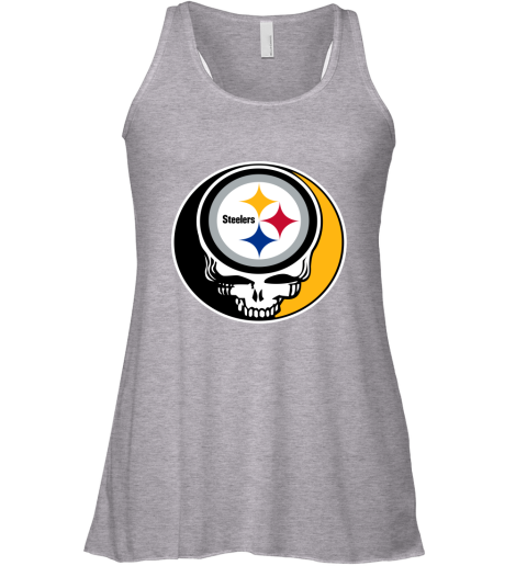 Nike Men's Pittsburgh Steelers Athletic Black Heather Sleeveless