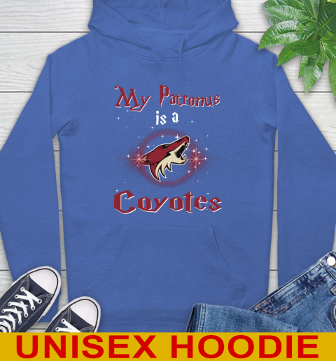 NHL Hockey Harry Potter My Patronus Is A Arizona Coyotes Hoodie 9