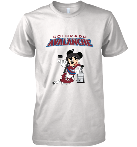 Mickey Colorado Avalanche With The Stanley Cup Hockey NHL Premium Men's T-Shirt