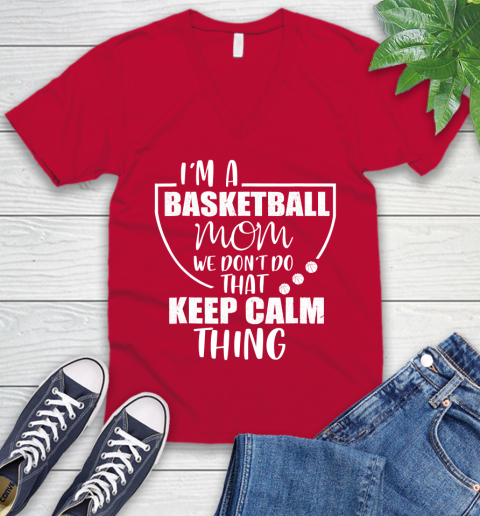 Mother S Day Funny Gift Ideas Apparel Basketball Mom We Don V Neck