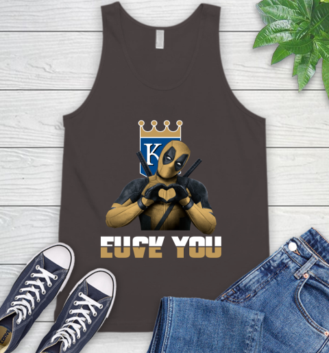 MLB Kansas City Royals Deadpool Love You Fuck You Baseball Sports Tank Top 6