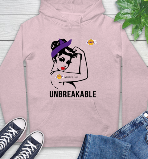 NBA Los Angeles Lakers Girl Unbreakable Basketball Sports Hoodie 7