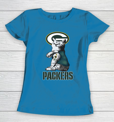 NFL Football My Cat Loves Green Bay Packers Women's T-Shirt 6