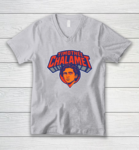 Timothee Chalamet New York Knicks V-Neck T-Shirt 2