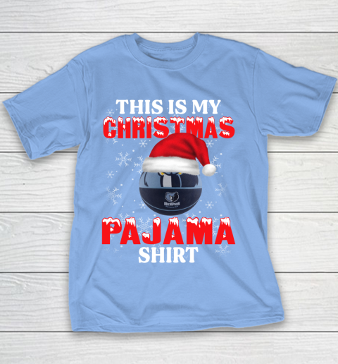 Memphis Grizzlies This Is My Christmas Pajama Shirt NBA Youth T-Shirt 8