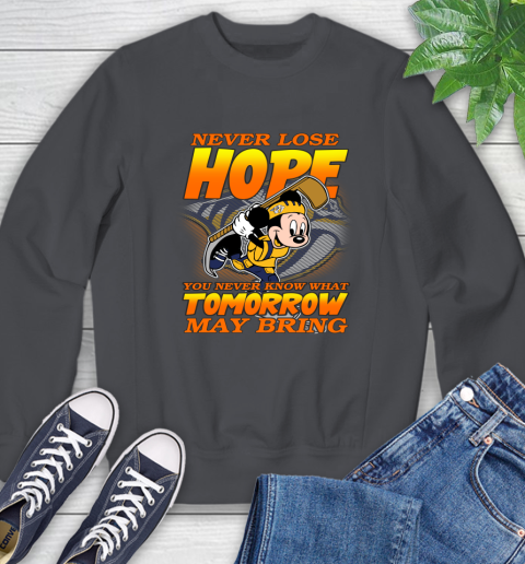 Nashville Predators NHL Hockey ootball Mickey Disney Never Lose Hope Sweatshirt 6