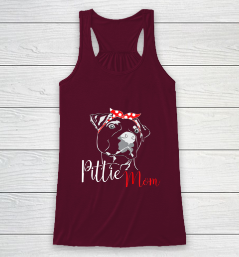 Dog Mom Shirt Pittie Mom T Shirt American Pitbull Shirt Dog Lover Racerback Tank 2