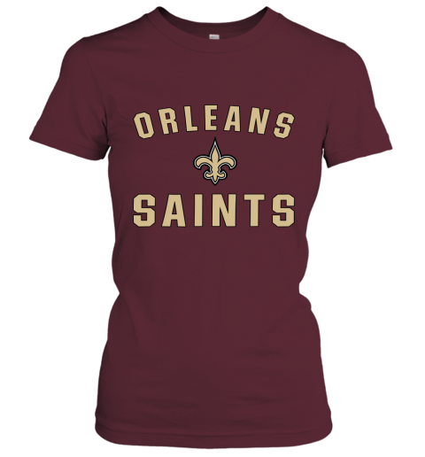 Orleans Saints NFL Pro Line By Fanatics Branded Gray Victory Women's T-Shirt