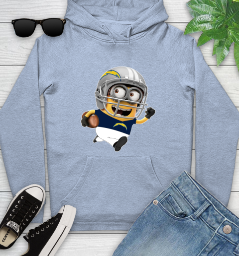 NFL San Diego Chargers Minions Disney Football Sports Youth Hoodie 10