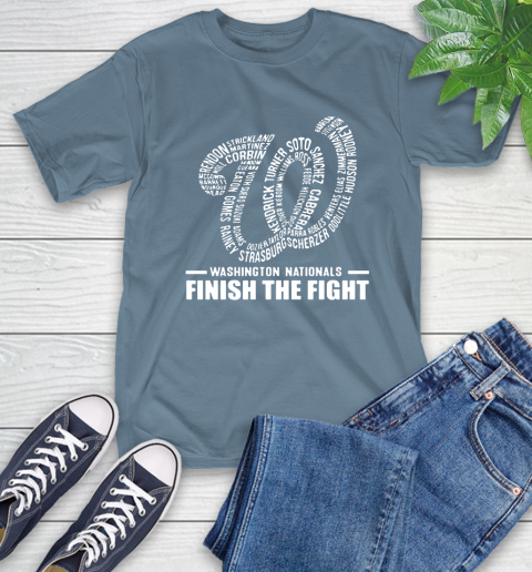Washington Nationals finish the fight T-Shirt 8