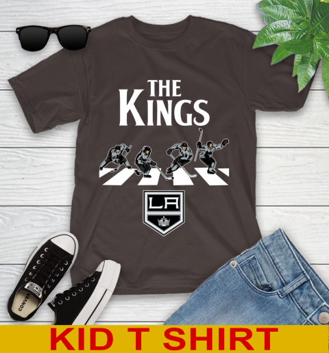 NHL Hockey Los Angeles Kings The Beatles Rock Band Shirt Youth T-Shirt 6
