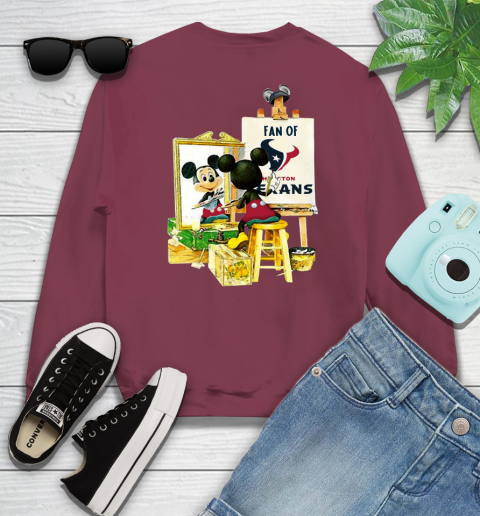 NFL Football Houston Texans Mickey Drawing Shirt 29