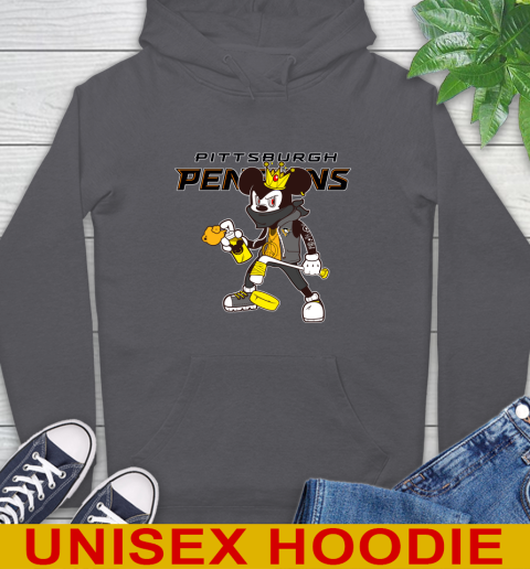 Pittsburgh Penguins NHL Hockey Mickey Peace Sign Sports Hoodie 7
