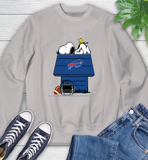 Buffalo Bills NFL Football Snoopy Woodstock The Peanuts Movie Sweatshirt 12