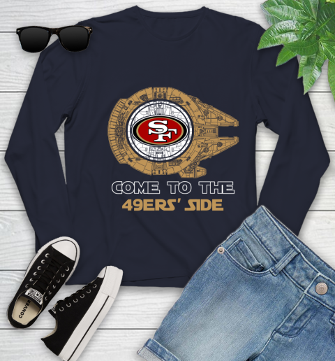 NFL Come To The San Francisco 49ers Star Wars Football Sports Youth Long Sleeve 3 NFL Come To The San Francisco 49ers Star Wars Football Sports Youth Long Sleeve - Image 3