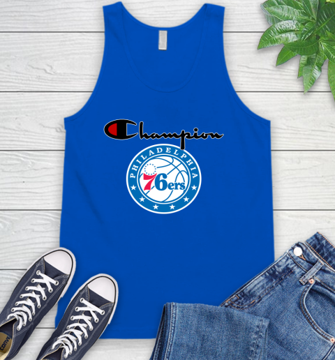 NBA Basketball Philadelphia 76ers Champion Shirt Tank Top 3